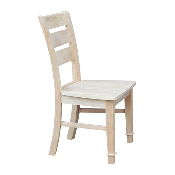 International Concepts Set of 2 Tuscany Chairs, Unfinished - C-29P