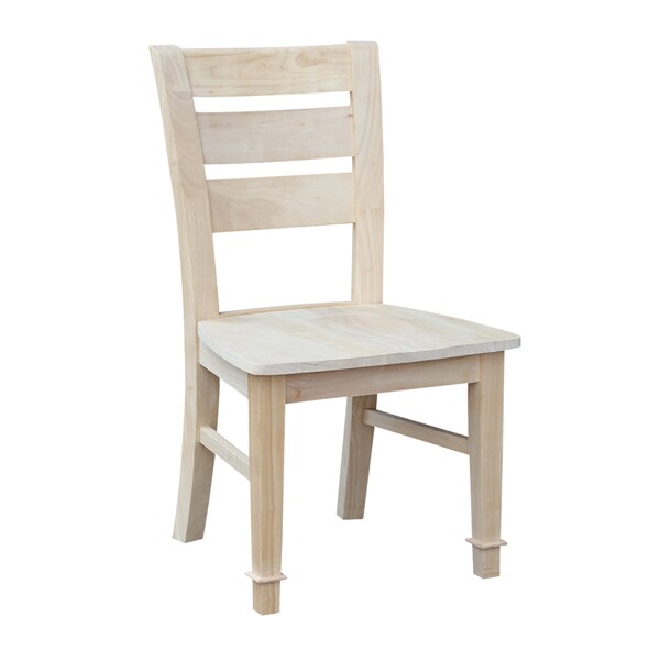 International Concepts Set of 2 Tuscany Chairs, Unfinished - C-29P