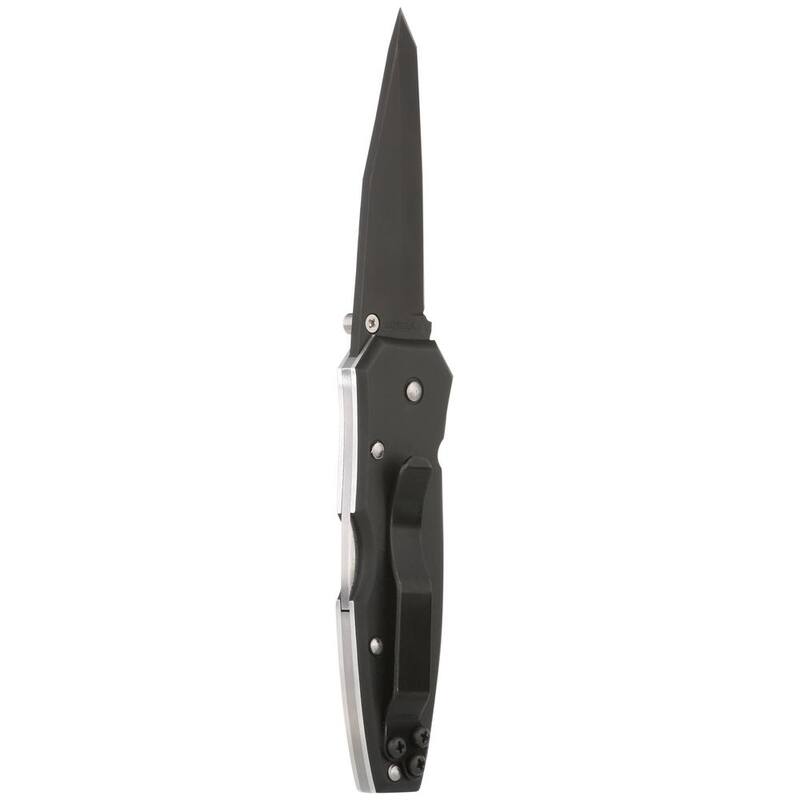 Klein Tools 2.75 in. Stainless Steel Straight Edge Tanto Pocket Knife - 44052BLK