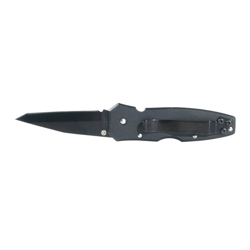 Klein Tools 2.75 in. Stainless Steel Straight Edge Tanto Pocket Knife - 44052BLK