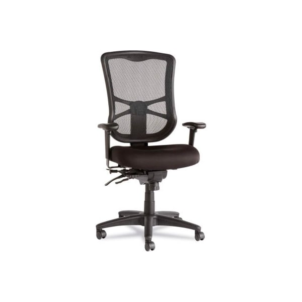 Alera Alera Multifunction Mesh Chair - Fabric - High Back - Black - Elusion Series - ALEEL41ME10B