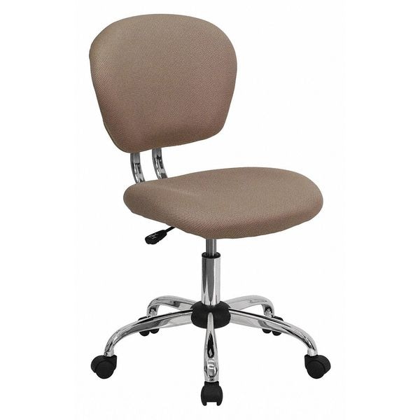 Flash Furniture Task Chair, 17-1/4" to 21", Coffee Brown - H-2376-F-COF-GG