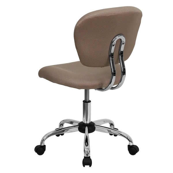 Flash Furniture Task Chair, 17-1/4" to 21", Coffee Brown - H-2376-F-COF-GG