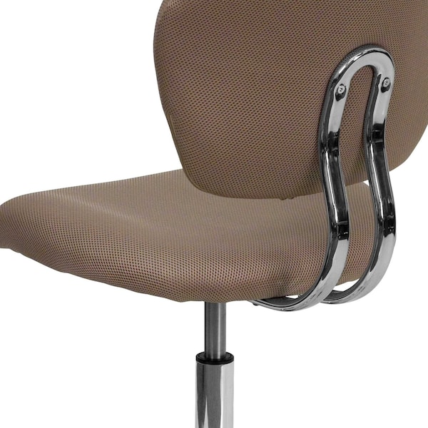Flash Furniture Task Chair, 17-1/4" to 21", Coffee Brown - H-2376-F-COF-GG