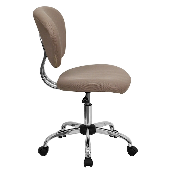 Flash Furniture Task Chair, 17-1/4" to 21", Coffee Brown - H-2376-F-COF-GG