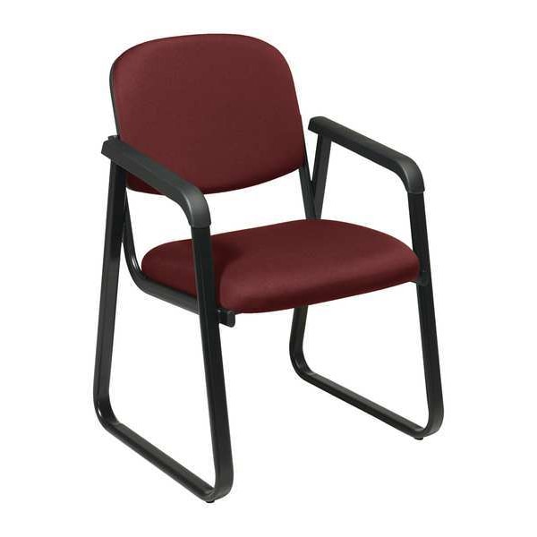 Office Star Desk Chair Desk Chair, Fixed Arms, 18-1/2" Height, Fabric - V4410-227