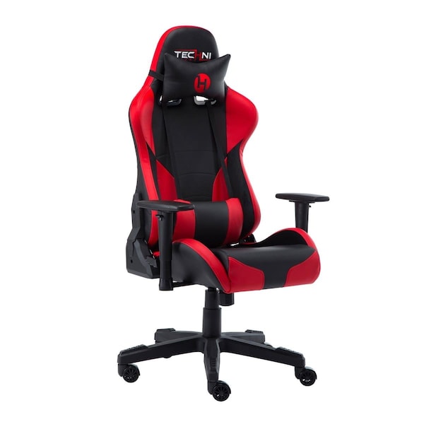 Techni Sport Office-PC Gaming Chair, Red - RTA-TS90-RED