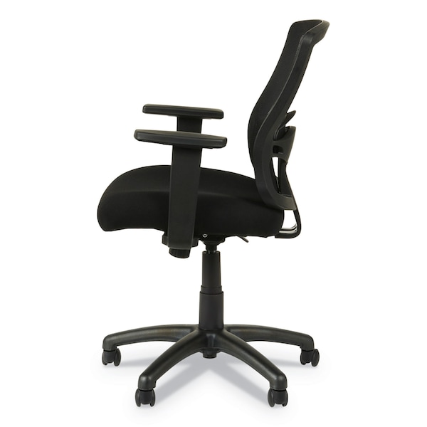 Alera Task Chair Etros Series Mesh Mid-Back Chair, Closed Loop, 17-3/4" to 21-1/4" Height, Mesh, Black - ALEET42ME10B