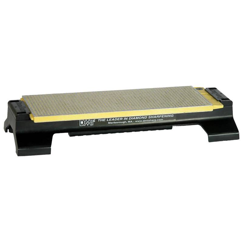 DMT 10 in. DuoSharp Bench Stone Coarse/Extra-Coarse Handheld Sharpener with Base - W250CX-WB