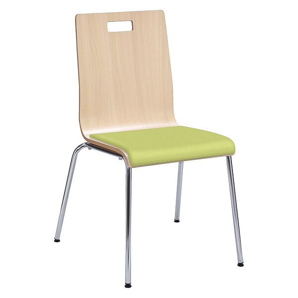 Kfi Cafe Chair, Ntrl, Green Apple - 9222-NA-GREEN APPLE