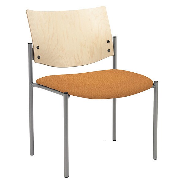 Kfi Evolve Side/Guest Chair, Wood Back, 19 in W 18-1/2" L 31-1/2" H - 1310SL-SP22-FIESTA