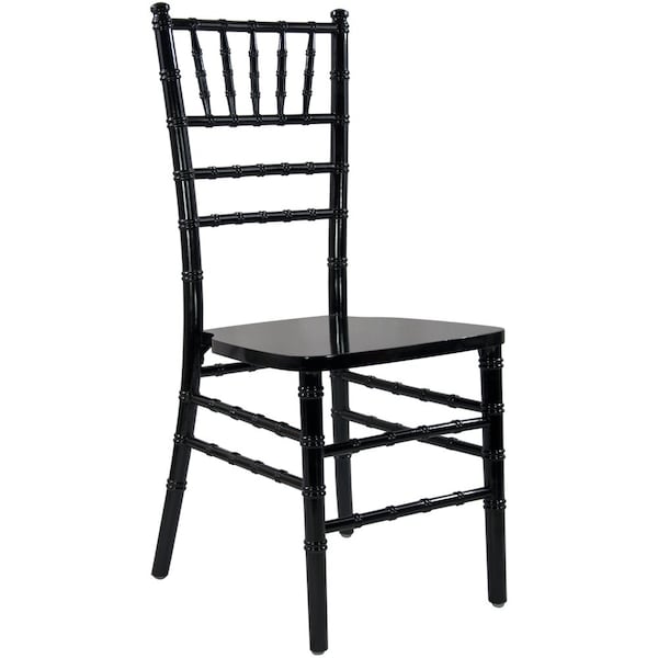 Flash Furniture Advantage Black Wood Chiavari Chair - WDCHI-B