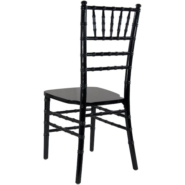 Flash Furniture Advantage Black Wood Chiavari Chair - WDCHI-B
