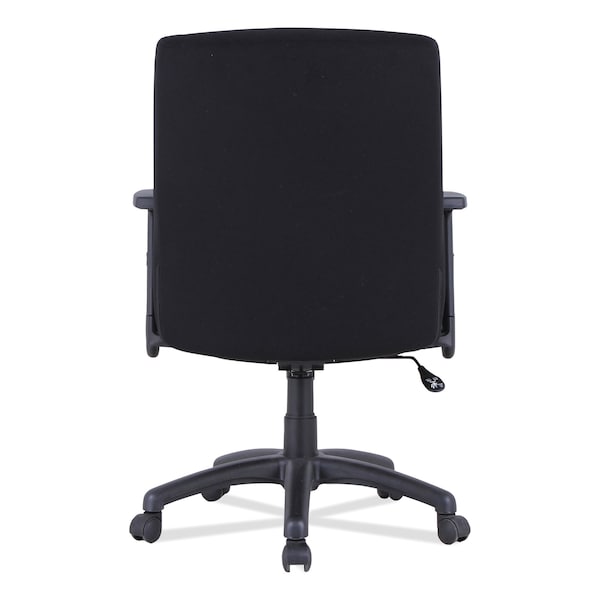 Alera Office Chair Chairs/Stools, T-Bar, Fabric, Black - 12010-03B