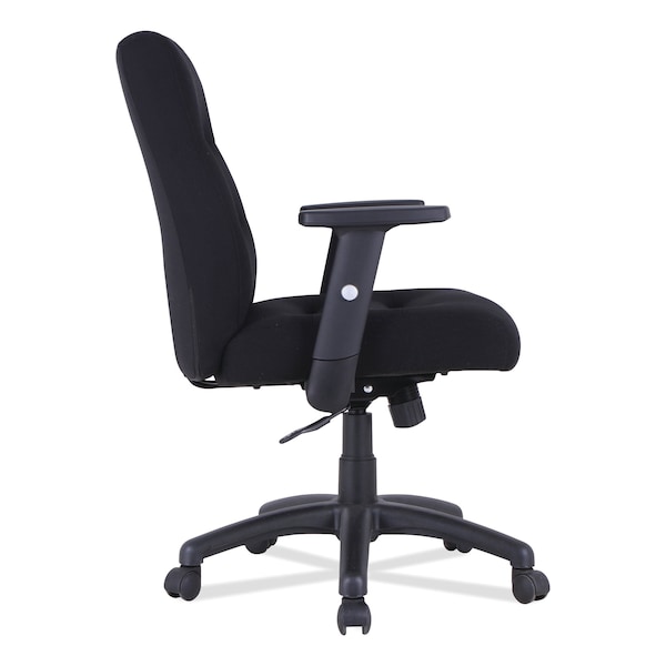 Alera Office Chair Chairs/Stools, T-Bar, Fabric, Black - 12010-03B