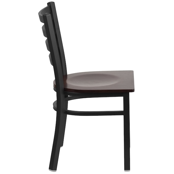 Flash Furniture Hercules Restaurant Chair, 16-1/2 in W 17" L 32-1/4" H - XU-DG694BLAD-WALW-GG