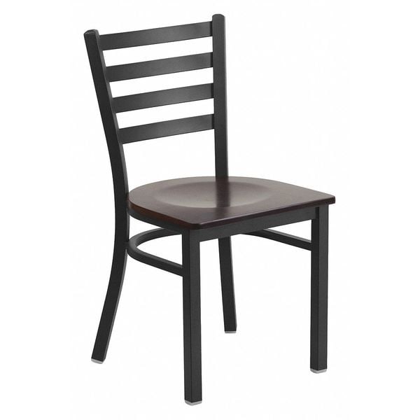 Flash Furniture Hercules Restaurant Chair, 16-1/2 in W 17" L 32-1/4" H - XU-DG694BLAD-WALW-GG