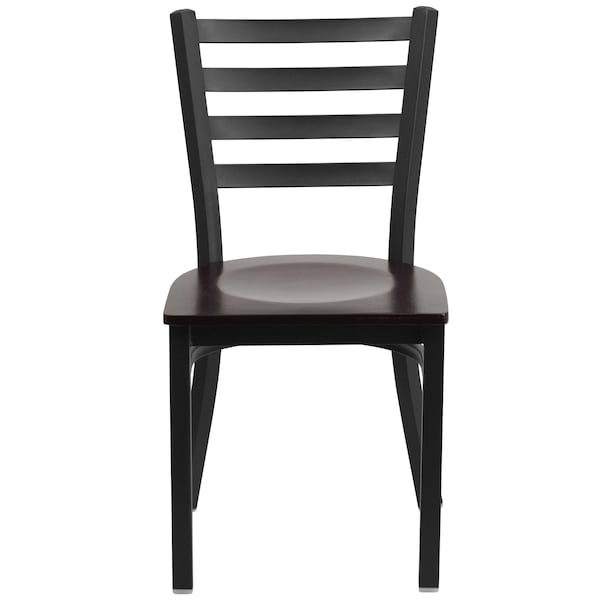 Flash Furniture Hercules Restaurant Chair, 16-1/2 in W 17" L 32-1/4" H - XU-DG694BLAD-WALW-GG