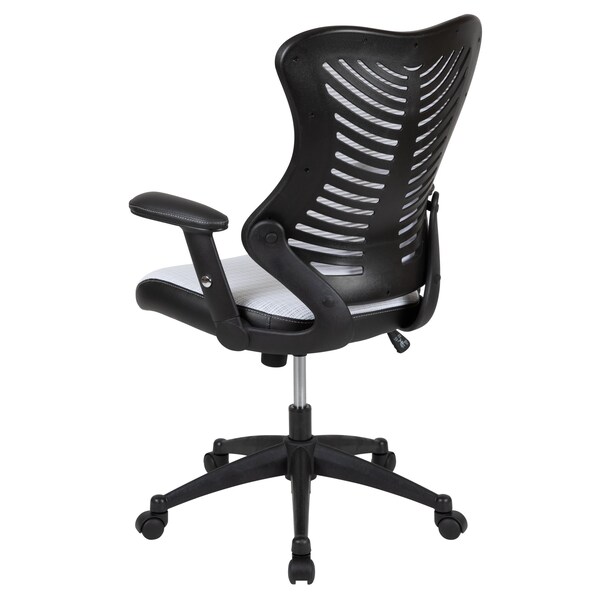 Flash Furniture White Mesh High Back Chair - BL-ZP-806-WH-GG