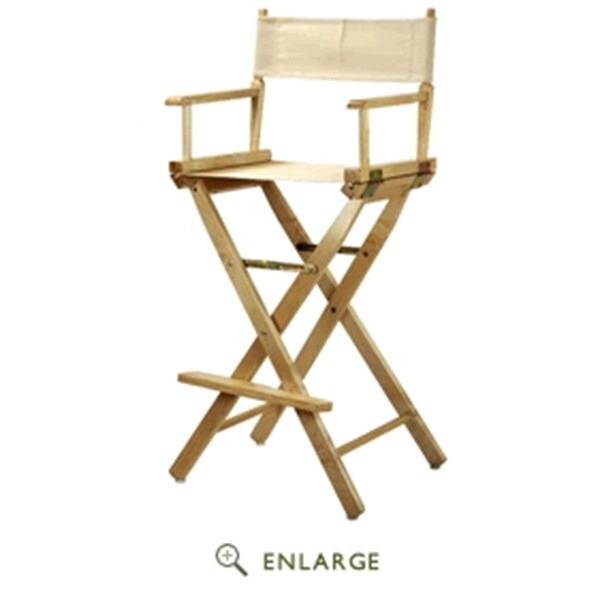 Betterbeds 230-00-021-12 30 in. Directors Chair Natural Frame with Natural & Wheat Canvas - BE4265114