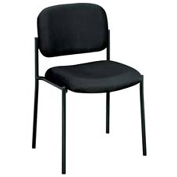 Fine-Line Armless Guest Chair- 21-.25in.x21in.x32-.75in.- Black - FI1669040