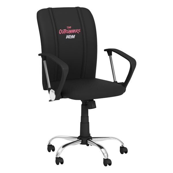 Dreamseat Curve Task Chair with AEW The Outrunners Logo - XZOCCURVE-PSAEW0015
