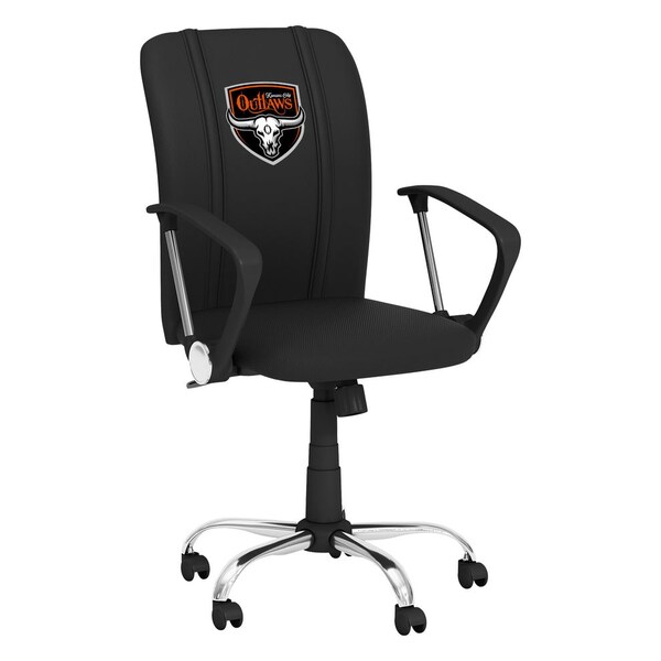 Dreamseat Curve Task Chair with Kansas City Outlaws Primary Logo - XZOCCURVE-PSPBR0030