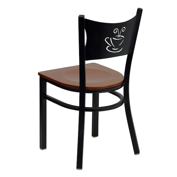Flash Furniture Hercules Restaurant Chair, 17-1/4 in W 20" L 33-1/4" H, Plywood Seat - XU-DG-60099-COF-CHYW-GG