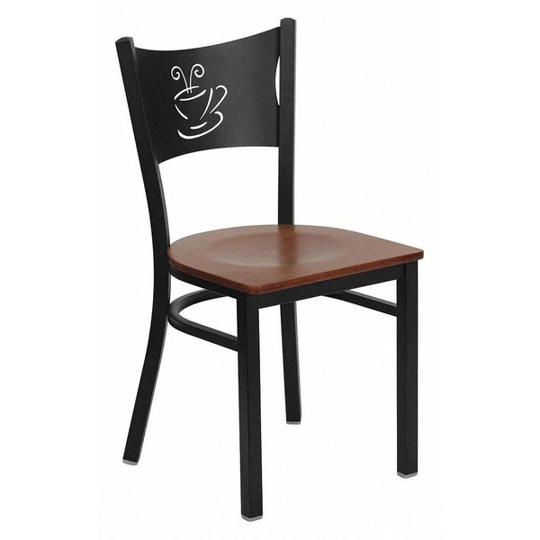 Flash Furniture Hercules Restaurant Chair, 17-1/4 in W 20" L 33-1/4" H, Plywood Seat - XU-DG-60099-COF-CHYW-GG