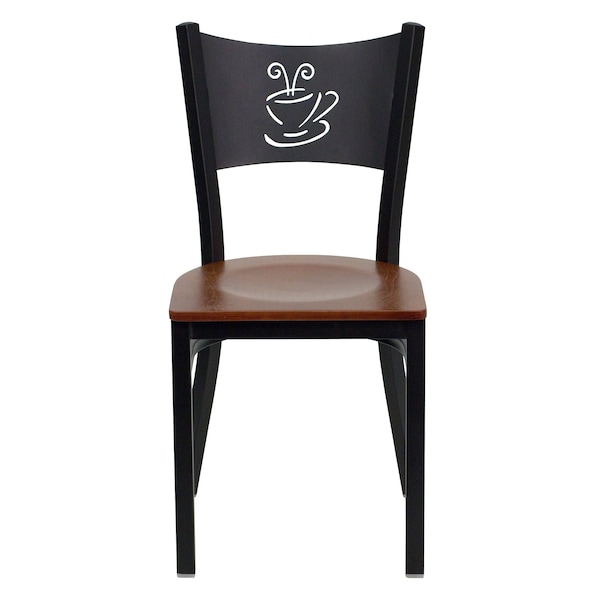 Flash Furniture Hercules Restaurant Chair, 17-1/4 in W 20" L 33-1/4" H, Plywood Seat - XU-DG-60099-COF-CHYW-GG