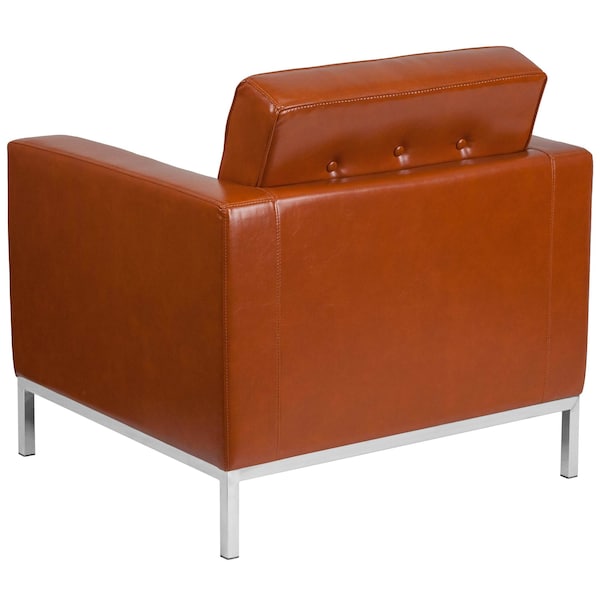 Flash Furniture Hercules Lacey Chair, 33 in W 31" L 32" H, Straight, Leather Seat - ZB-LACEY-831-2-CHAIR-COG-GG