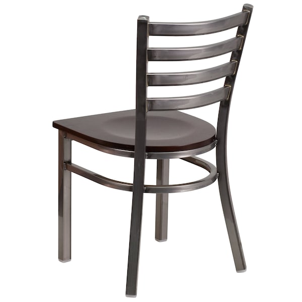 Flash Furniture Hercules Restaurant Chair, 16-1/2 in W 17" L 32-1/4" H - XU-DG694BLAD-CLR-WALW-GG