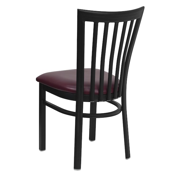 Flash Furniture Hercules Restaurant Chair, 17-1/4 in W 18-3/4" L 34-3/4" H - XU-DG6Q4BSCH-BURV-GG