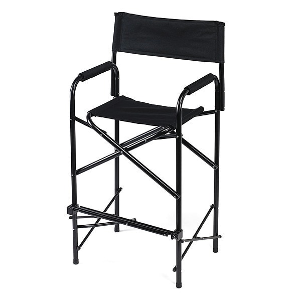 E-Z Up Chair, Director, Tall, Black - CHDIRTLBK