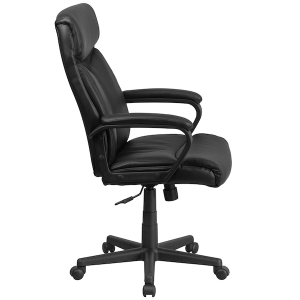Flash Furniture Executive Chair, Black Seat, Leather Back - GO-2196-1-GG