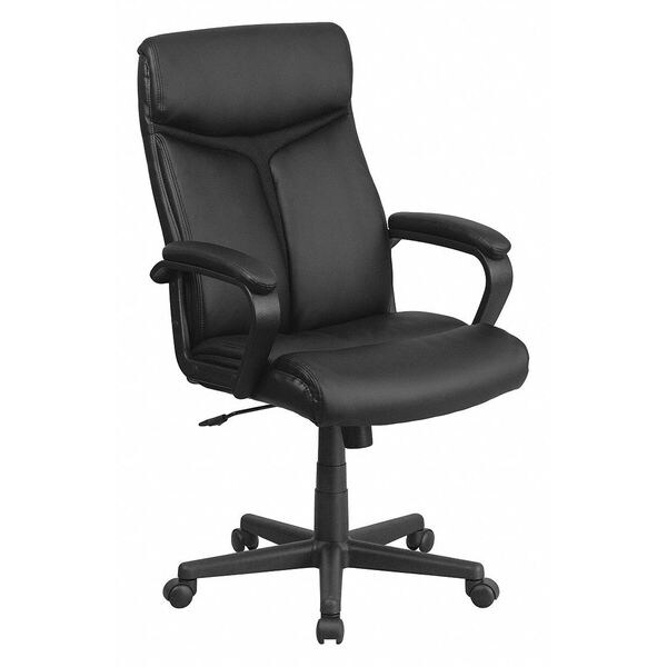 Flash Furniture Executive Chair, Black Seat, Leather Back - GO-2196-1-GG