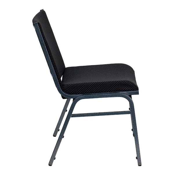 Flash Furniture Stack Chair, Black Seat, Fabric Seat - XU-60153-BK-GG