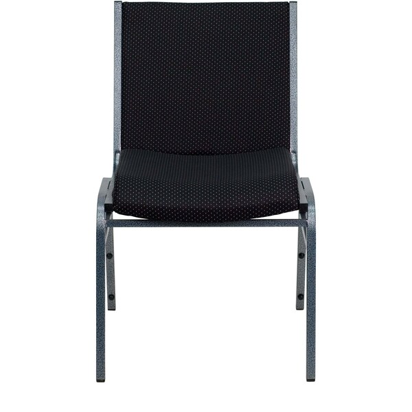 Flash Furniture Stack Chair, Black Seat, Fabric Seat - XU-60153-BK-GG
