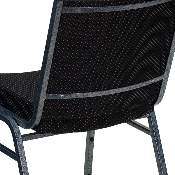 Flash Furniture Stack Chair, Black Seat, Fabric Seat - XU-60153-BK-GG