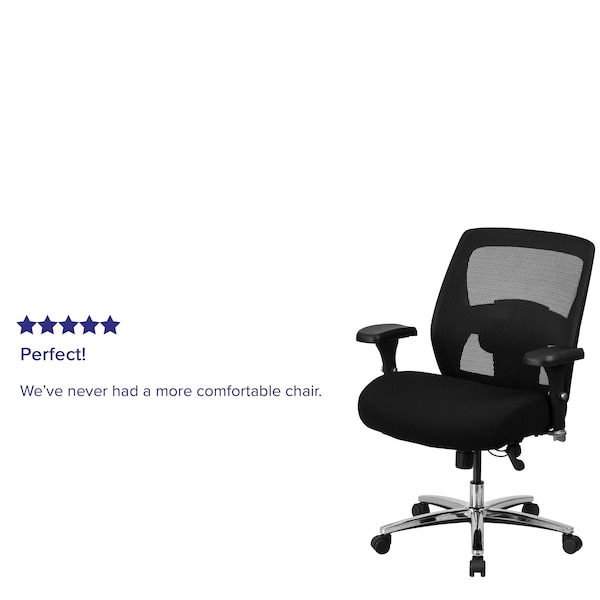 Flash Furniture Mesh Back Black Seat Executive Chair - GO-99-3-GG