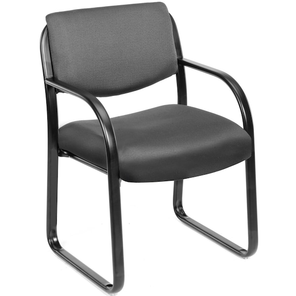 Boss B9521 Guest Chair, 23 in W 24-1/2" L 34-1/2" H, Fixed - B9521-GY