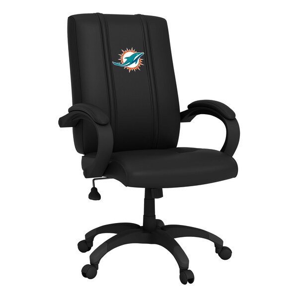 Dreamseat Office Chair 1000 with Miami Dolphins Primary Logo - XZOC1000-PSNFL20090
