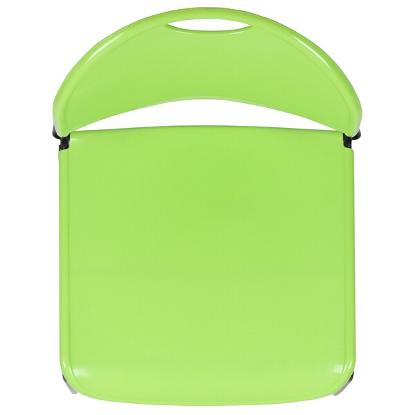 Flash Furniture Green Plastic Stack Chair, PK5 - 5-RUT-188-GN-GG