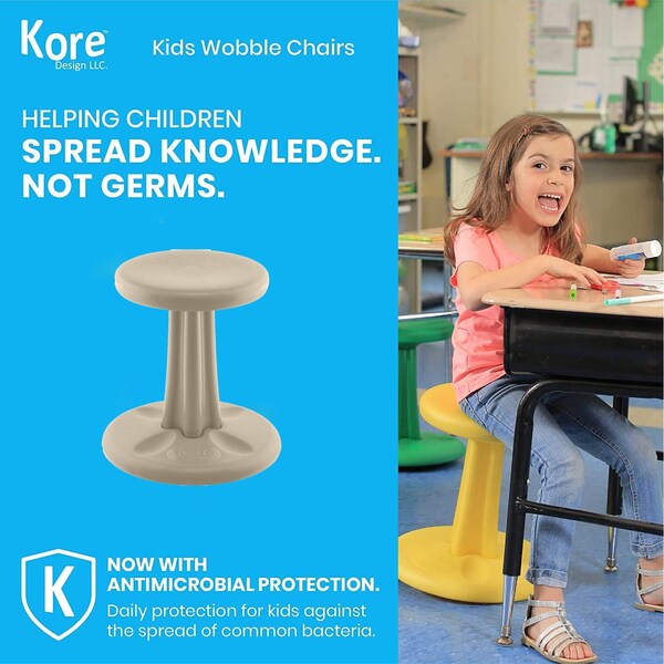 Kore Design Kids Wobble Chair 14in., Sand Dollar - KOR603