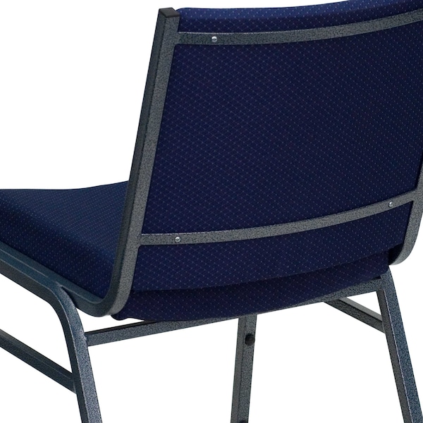 Flash Furniture Fabric Stack Chair, Navy - XU-60153-NVY-GG