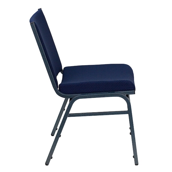 Flash Furniture Fabric Stack Chair, Navy - XU-60153-NVY-GG