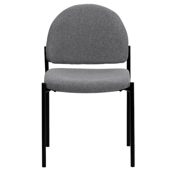Flash Furniture Gray Fabric Stack Chair - BT-515-1-GY-GG