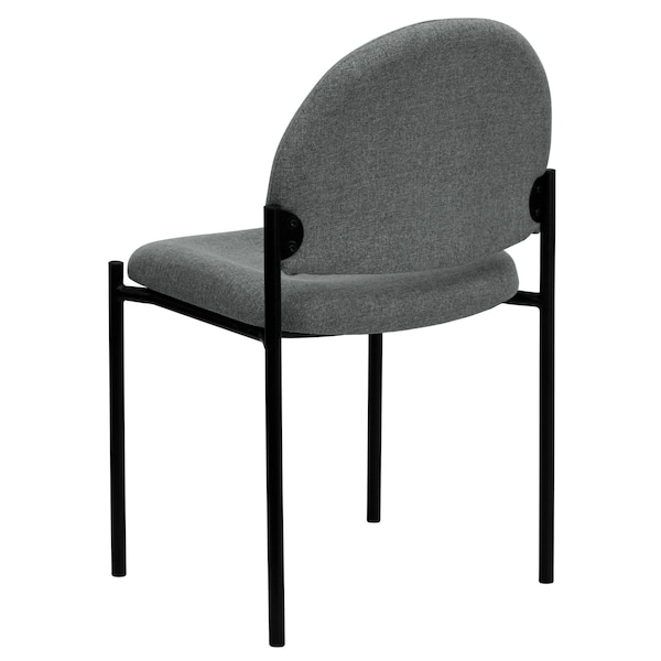 Flash Furniture Gray Fabric Stack Chair - BT-515-1-GY-GG