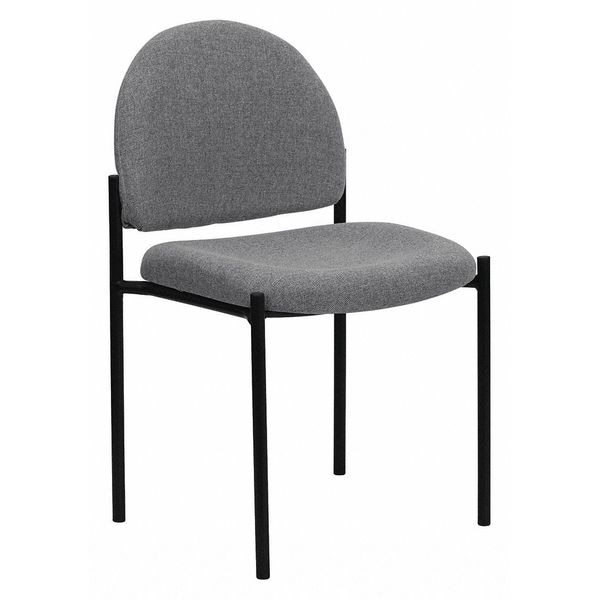 Flash Furniture Gray Fabric Stack Chair - BT-515-1-GY-GG