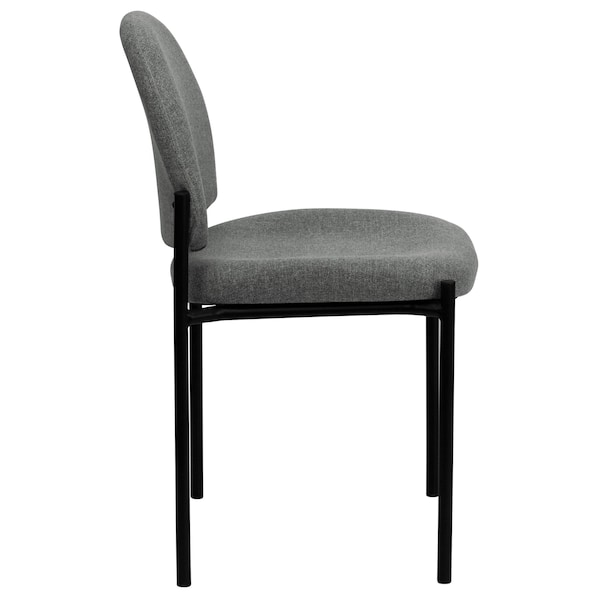 Flash Furniture Gray Fabric Stack Chair - BT-515-1-GY-GG